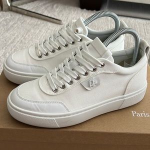Preowned Christian Louboutin Sneakers Simplerui Blanco 36.5